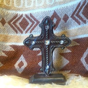 Western Cast Iron Cross Celtic Paperweight